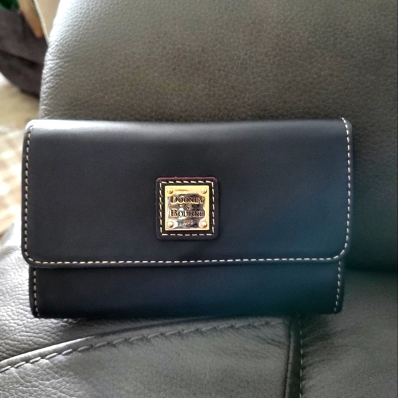 Dooney & Bourke Handbags - Dooney & Bourke Leather Flap Wallet